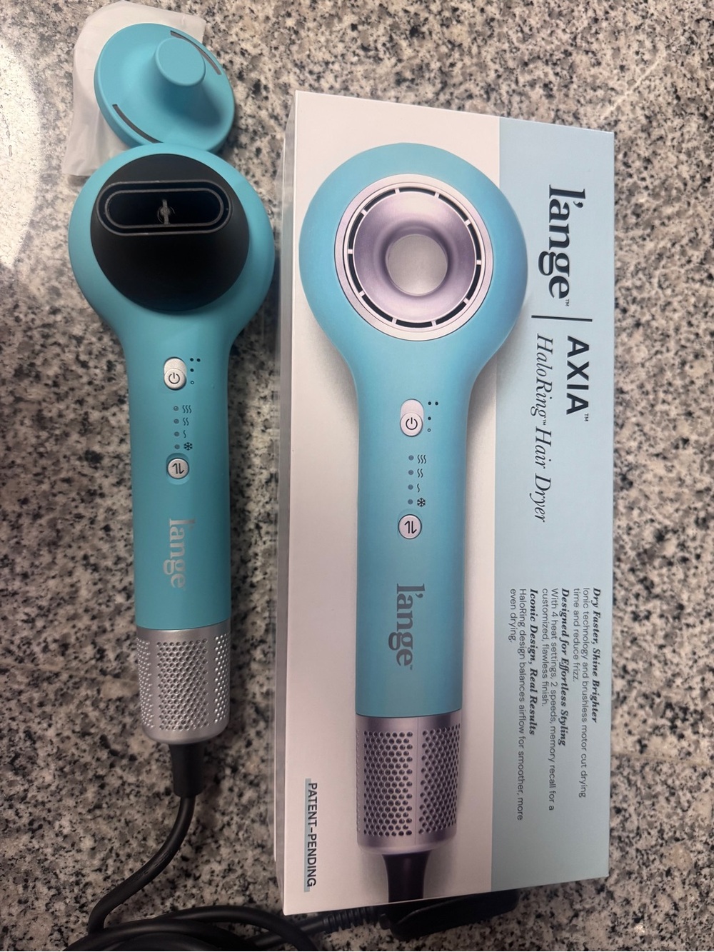 Lange AXIA Aqua Blue Hair Dryer